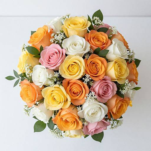 Vibrant Mixed Rose Bouquet