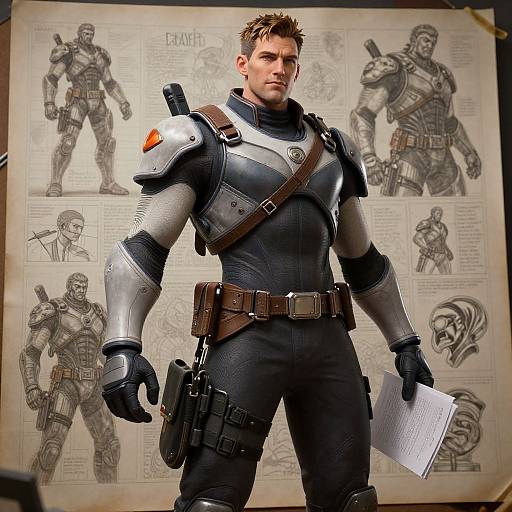 Photorealistic Overwatch Tracer Postman