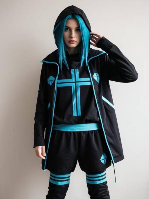 Cosplayer in Soma Cruz Costume