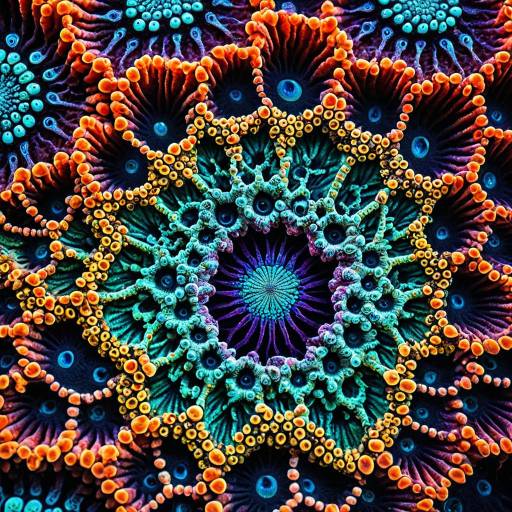 Psychedelic Coral Entity Exploration