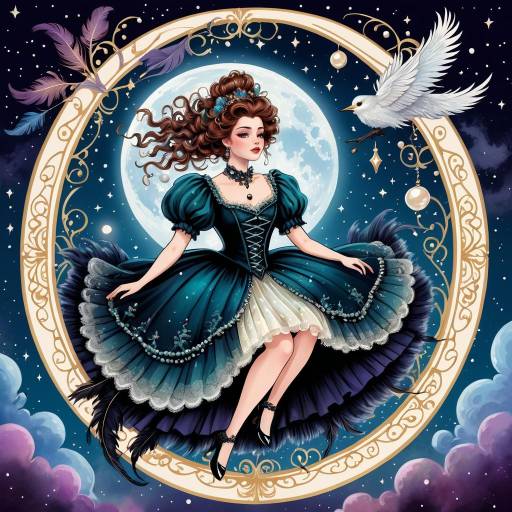 Whimsical Gothic Fairytale Illustration