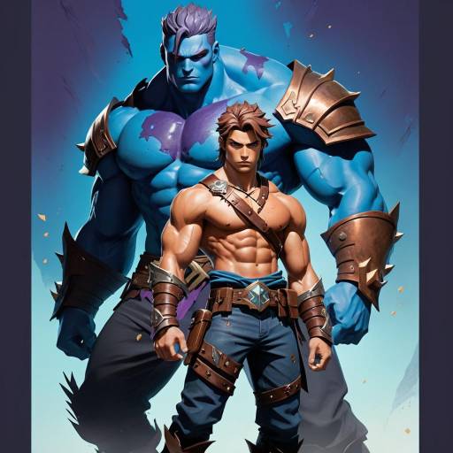 Orcish Hybrid Boys in Cowboy Shot Orcish Hybrid Boys in Cowboy Shot