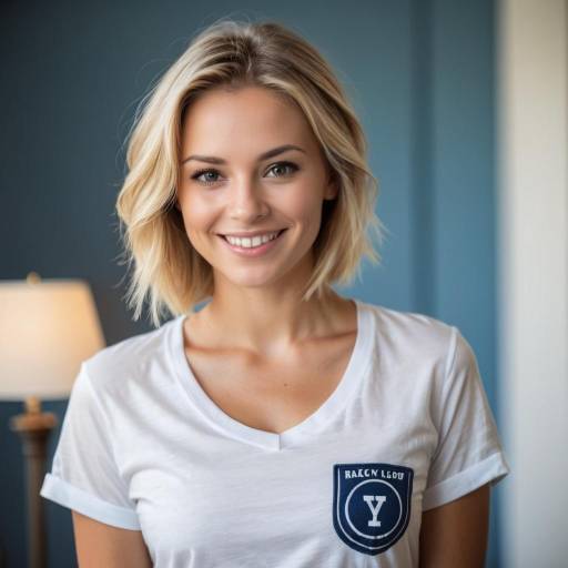 Photorealistic Portrait of a Smiling Girl