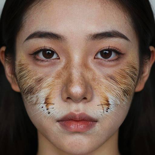 Hyper-Realistic Animal Face Makeup