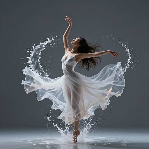 Ethereal Dance of Liquid Light