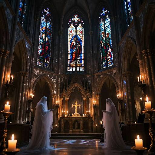 Haunted Gothic Cathedral Dark Fantasy
