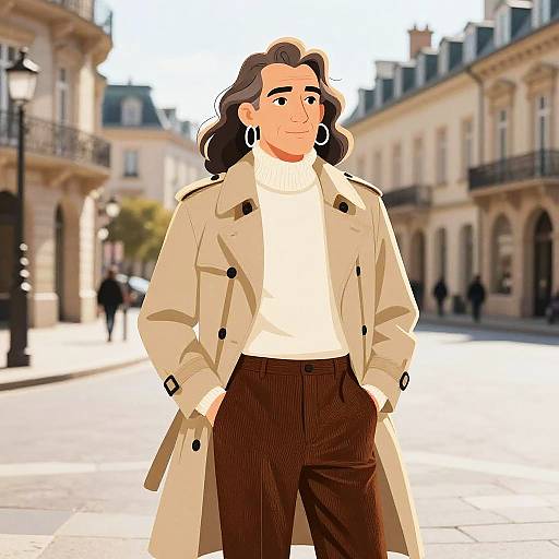 Elegant Senior Gentleman in Classic Fashion