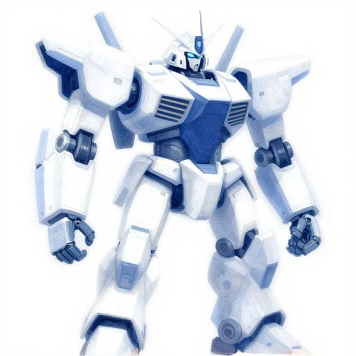 Quadrilateral Robot with Stylized Armor