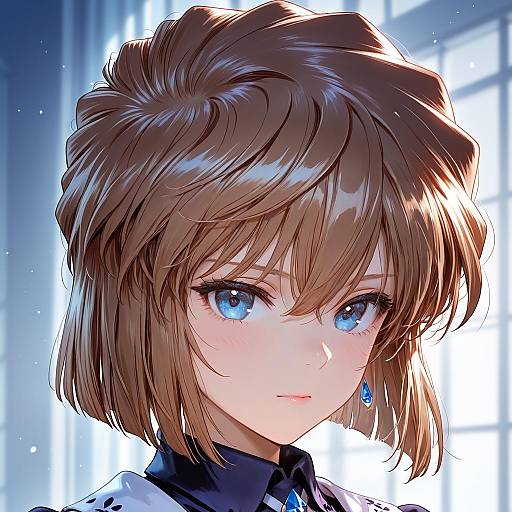 Illustration of Haibara ai, meitantei conan in the style of Matsuda (matsukichi)