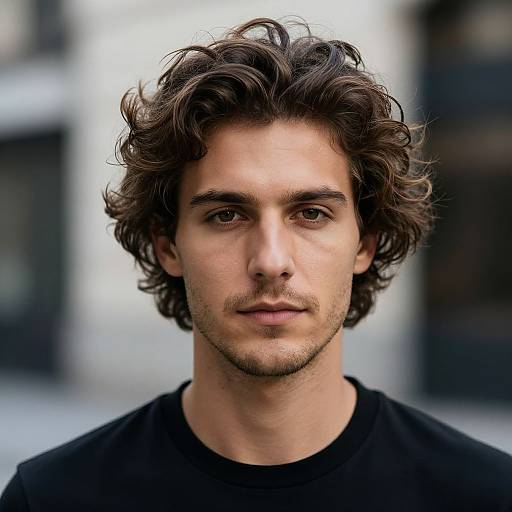 Confident European Man in Urban Setting