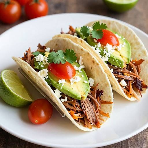 Artful Pulled Pork Tacos with Fresh Garnishes