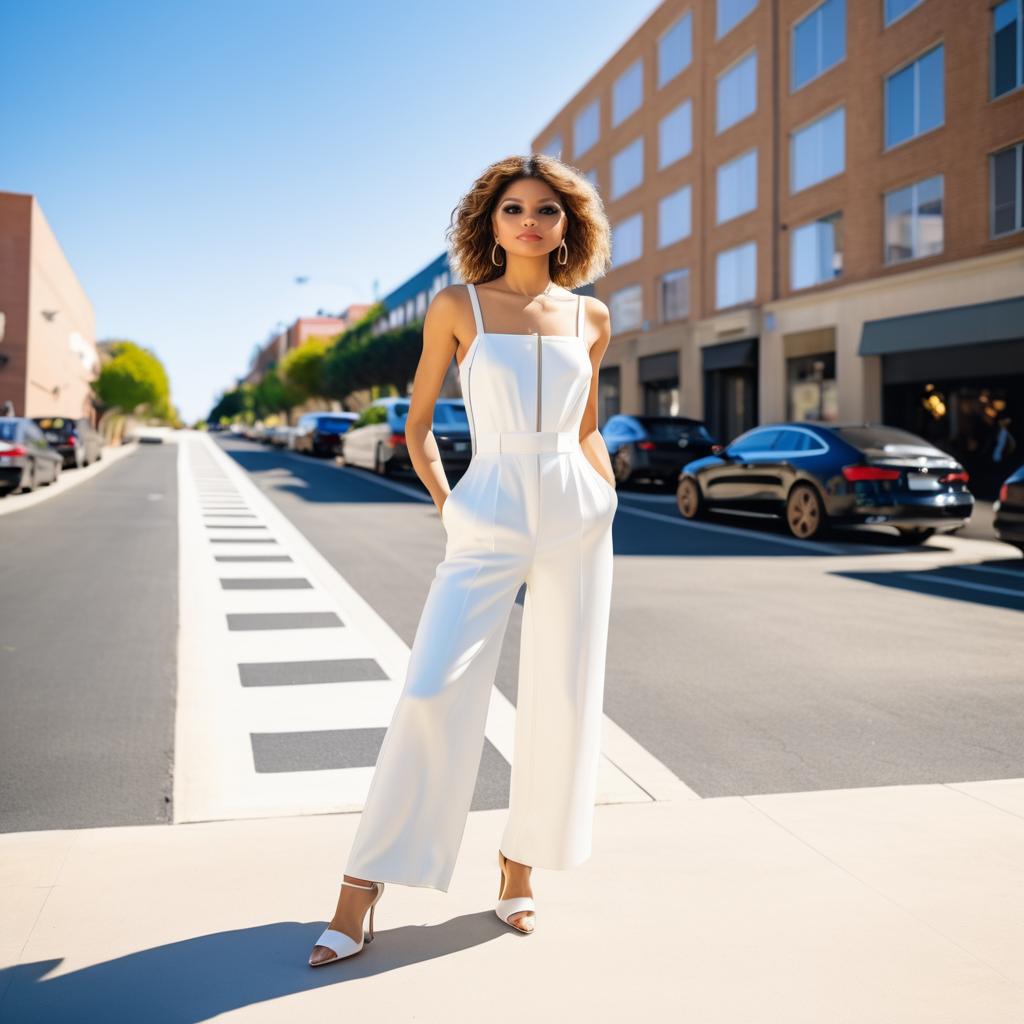 Candid Street Photography of Zendaya Outdoors