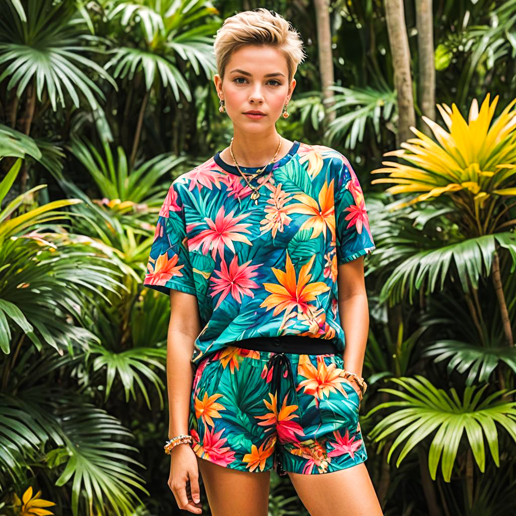 Chic Hawaiian Vibe with Autumn Twist