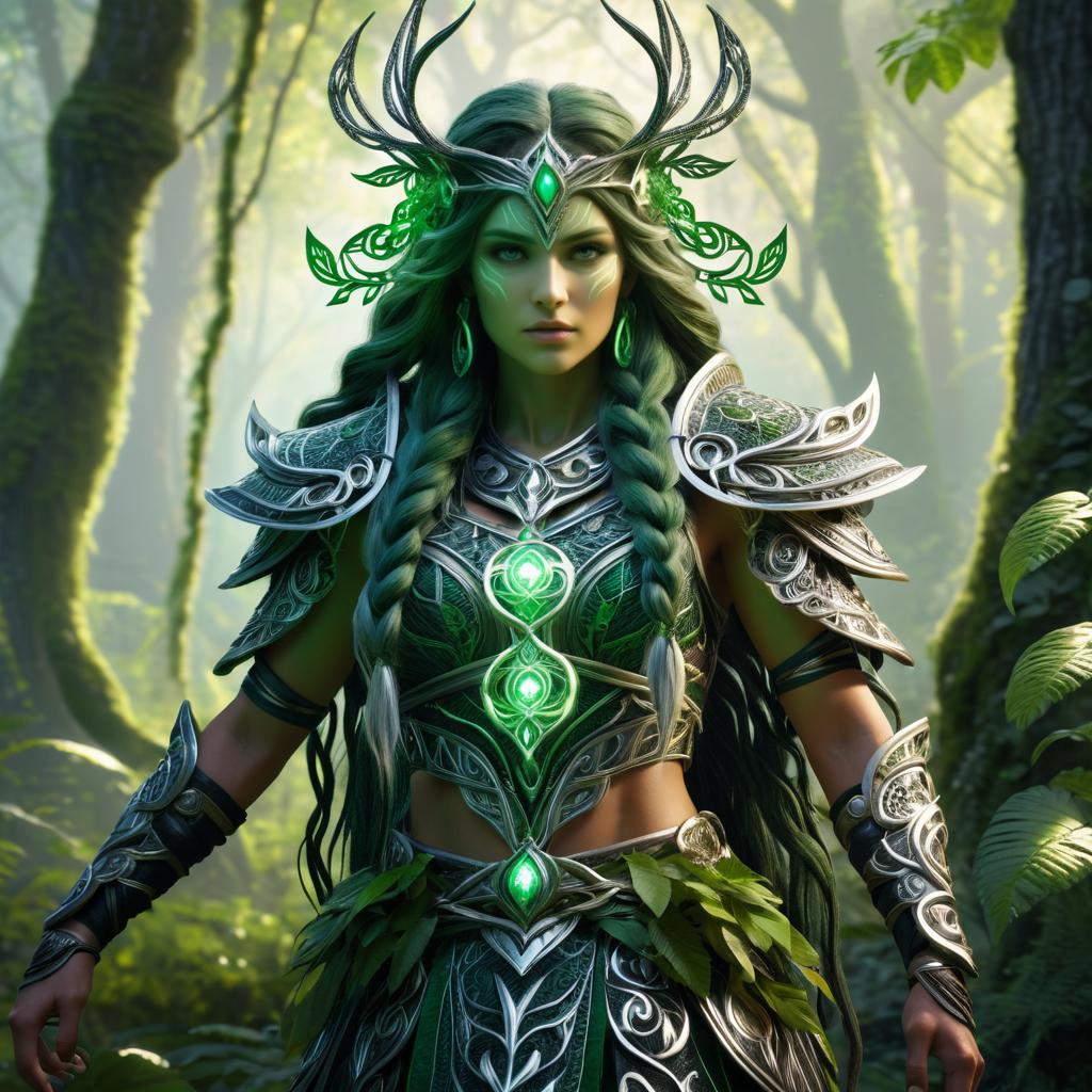 Epic Shaman in Enchanted Forest