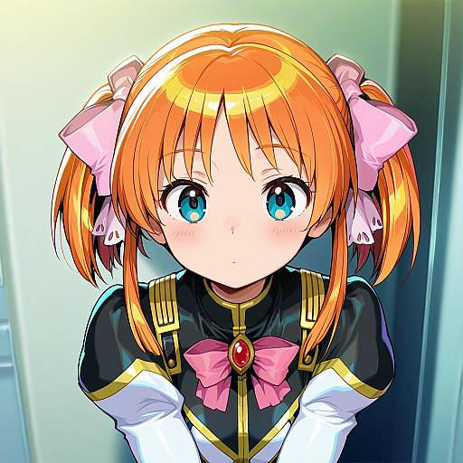 Illustration of Apricot sakuraba, galaxy angel rune in the style of Onono imoko