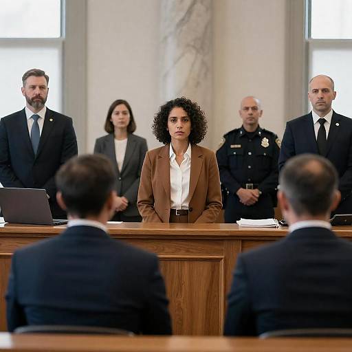 Courtroom Drama: A Serious Witness Scene