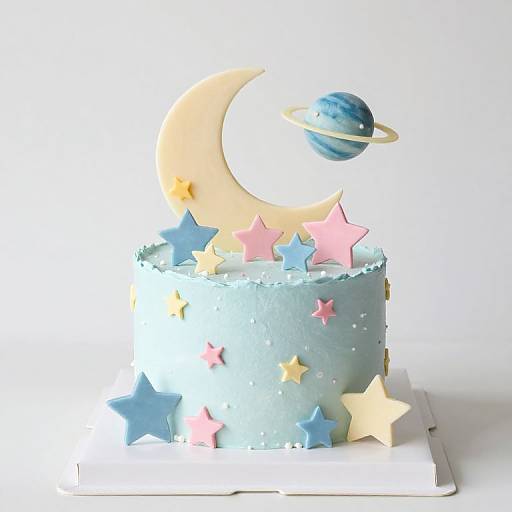 Whimsical Celestial Dreams Cake