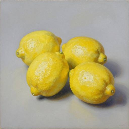 Still Life Painting with Lemons