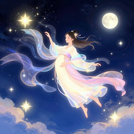 Surreal Celestial Pregnant Femboy