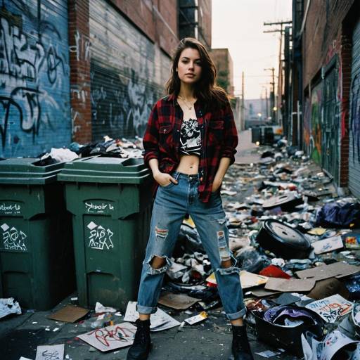 Grunge Alley Adventurer at Twilight
