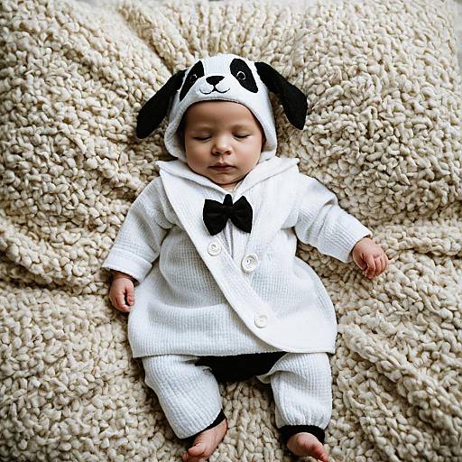 Newborn Fancy Dog Costume Outfit