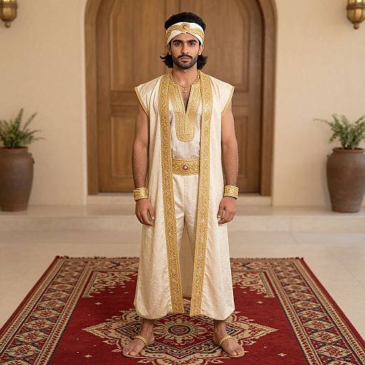 Realistic Aladdin Carpet Costume Portrait