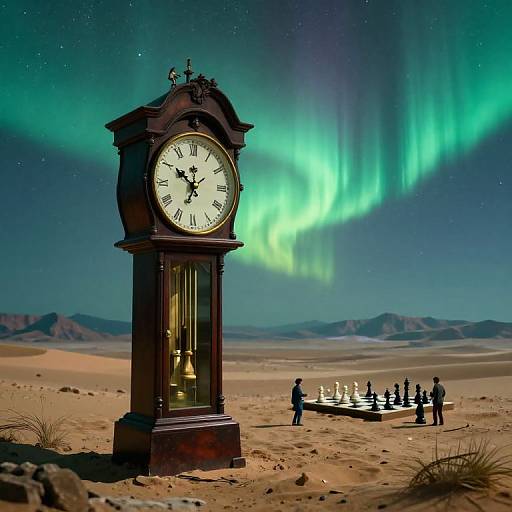 Surreal Aurora Borealis Dreamscape