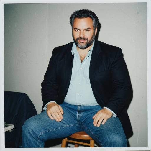 Man in Casual 90s Style Outfit