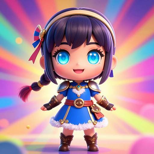 Photorealistic Vibrant Fantasy Portrait