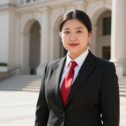 Female Lawyer in Classic Business Suit