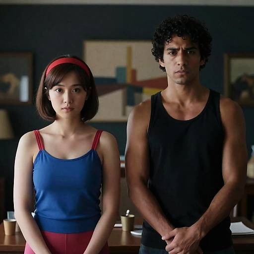 Captivating Portrait in Dim Lighting