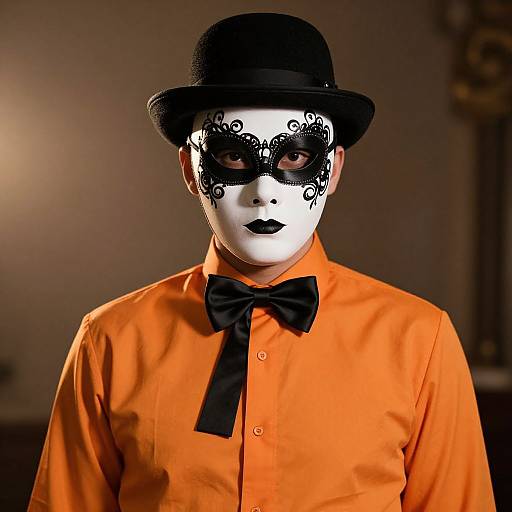 Mysterious Vintage Glamour Figure