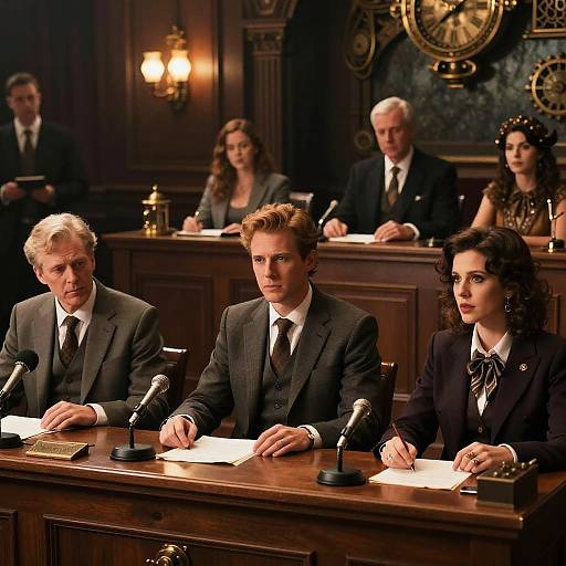 Steampunk Political Debate Drama