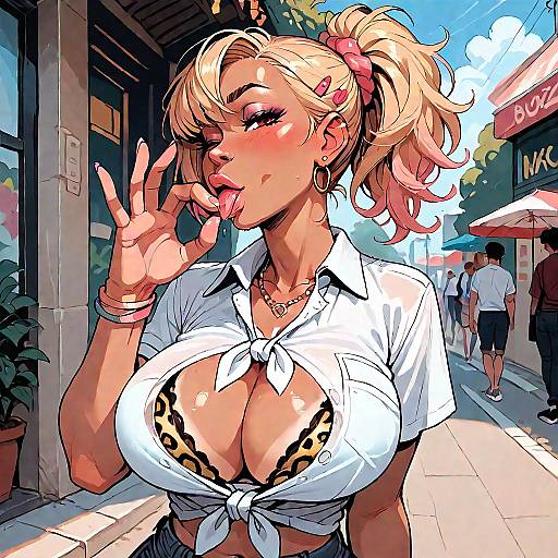 Gyaru Style with Bold Fashion Elements