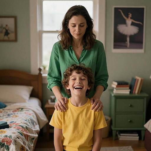 Warm Moments in a Cozy Bedroom