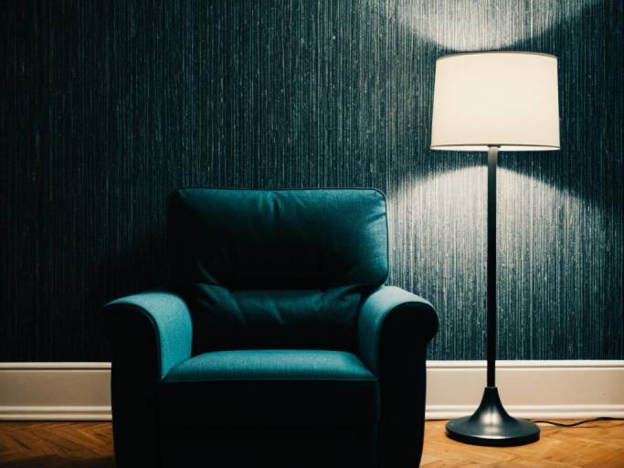 Close-Up Chair in Cozy Room Wallpaper