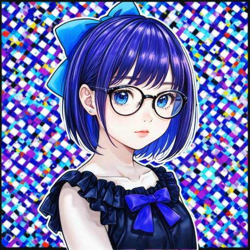 Illustration of A-chan (hololive), hololive in the style of C-button