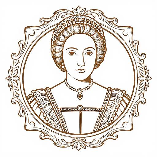 Baroque Lineart Portrait Landscape