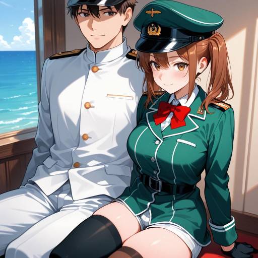 Admiral Kancolle in Dynamic Cowboy Shot