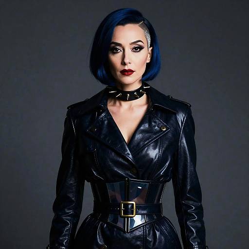 Surrealist Noir Fashion Portrait