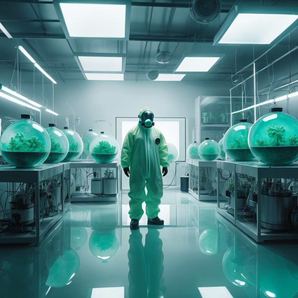 Organic Horror in a Futuristic Lab