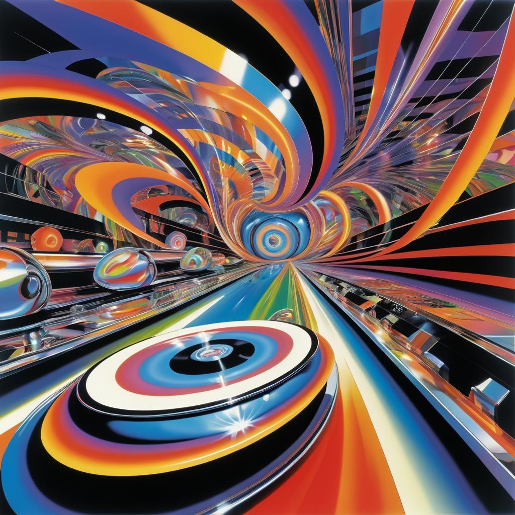 Psychedelic Kinetic Art in Surrealism