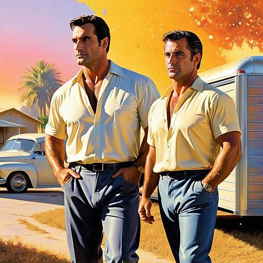 Impasto Drew Struzan Gay Couples Poster