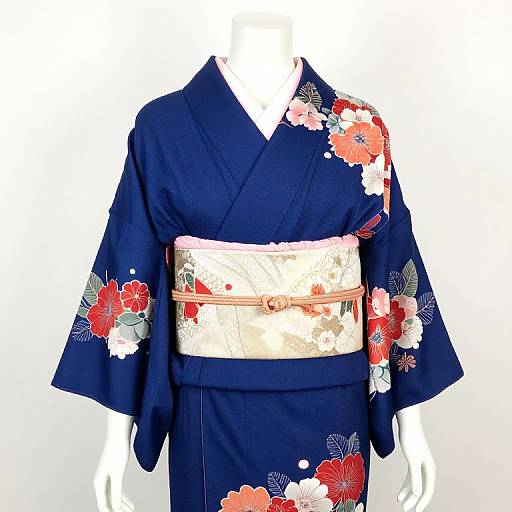 Mannequin in Floral Kimono