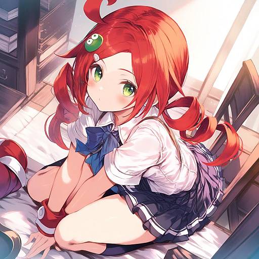 Illustration of Andou ringo, puyopuyo in the style of Fal maro