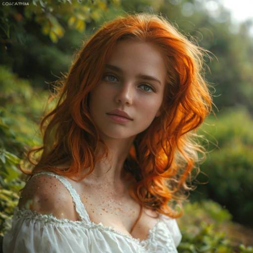 Vibrant Portrait of a Young Woman