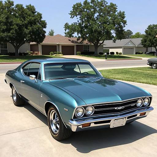 Classic 1969 Chevelle Illustration