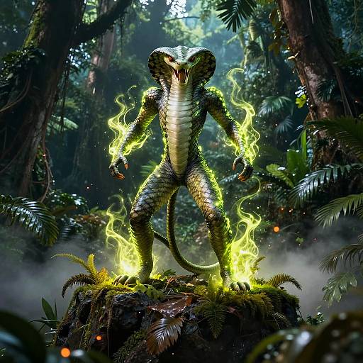 King Cobra Suit Neon Jungle Warrior