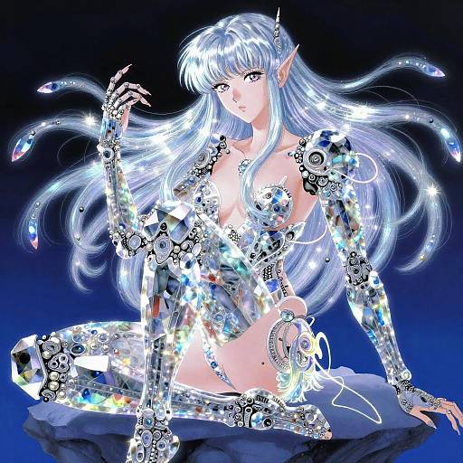 Futuristic Robotic Shaman Illustration