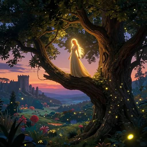 Enchanted Elf Realm at Twilight